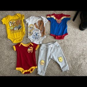 Girl’s Baby Clothing: 3-6M- Disney, Carter’s, plus